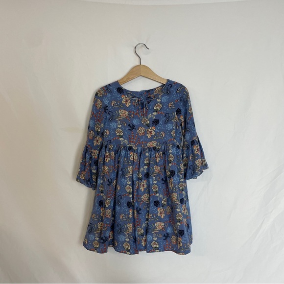 Pippa and Julie Paisley Floral Fall print Dress Size 5 - Picture 7 of 7